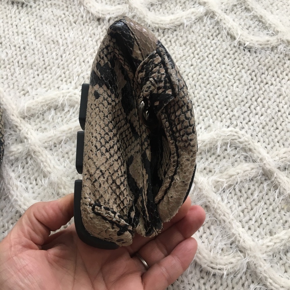 Circa Joan & David Lux Series Python Chain Flats - image 8